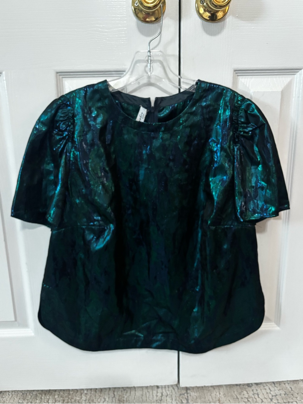 Akris Punto metallic top